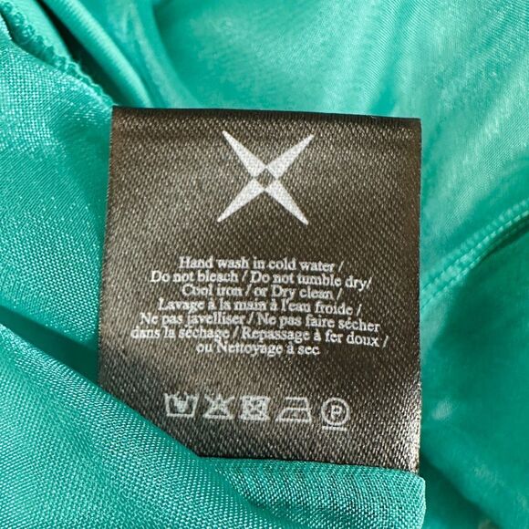 GSTQ Sheer Bomber Jacket - Size Medium - Peacock - $198 Retail - Picture 7 of 8